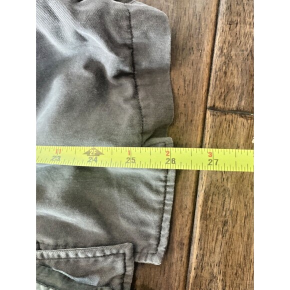 AllSaints Aiya Utility Jacket Olive Green Sz 4 Boho Preppy Military Flaw - Picture 10 of 12